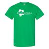 Saudi Arabia Football Strike - Soccer Sports Short Sleeve T-Shirt - Irish Green
