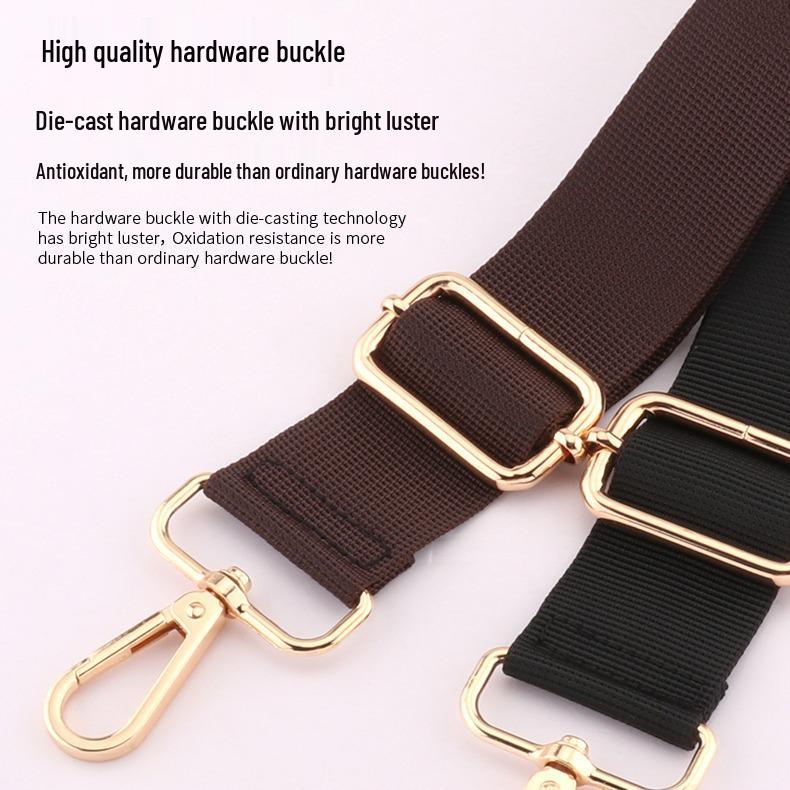 Wide Woven Crossbody Leather Bag Strap for Women's Bags & Backpacks