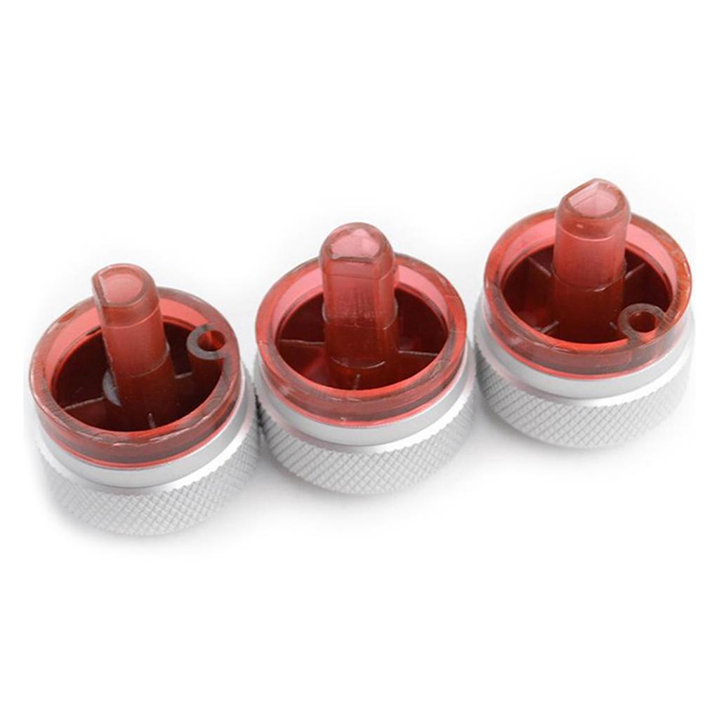 Pack Of 3 Air Conditioning Heat Control Switch Button Knobs For Peugeot 206 207 Vehicles Enhancing Driving Experience