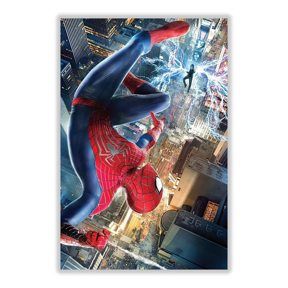 Marvel SpiderMan Καμβάς Ζωγραφικής Τέχνη Τοίχου Αφίσα Υπερήρωα Ταινίας Διακόσμηση Σαλονιού Παιδικό Δωμάτιο