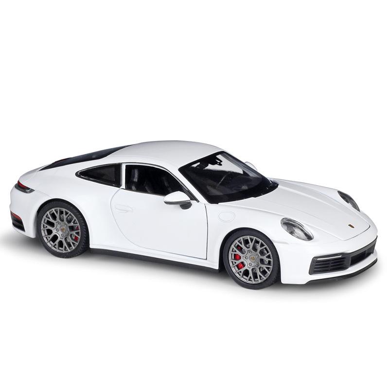 1/24 Porsche 911 Carrera 4S WELLY Diecast Auto Simulator Legierung Metall Modellauto Sportwagen Für Kinder Geschenk Sammlung Dekoration