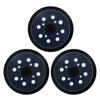 3 Pcs Hook & Loop Polishing Disc Teeth 5''/125mm 4 Eyes Sanding Pad for BO5041 M9202B Polishing