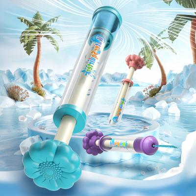Water Toy High Pressure Water Squirter Pulling Tube Design Water Shooter Sparkler Effect Summer Water Toy for Kids Boys Girls