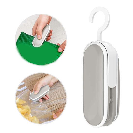 Mini Bag Sealer Přenosný stroj na uzavírání potravin Kompaktní praktický sáček na svačinu pro domácí kuchyni