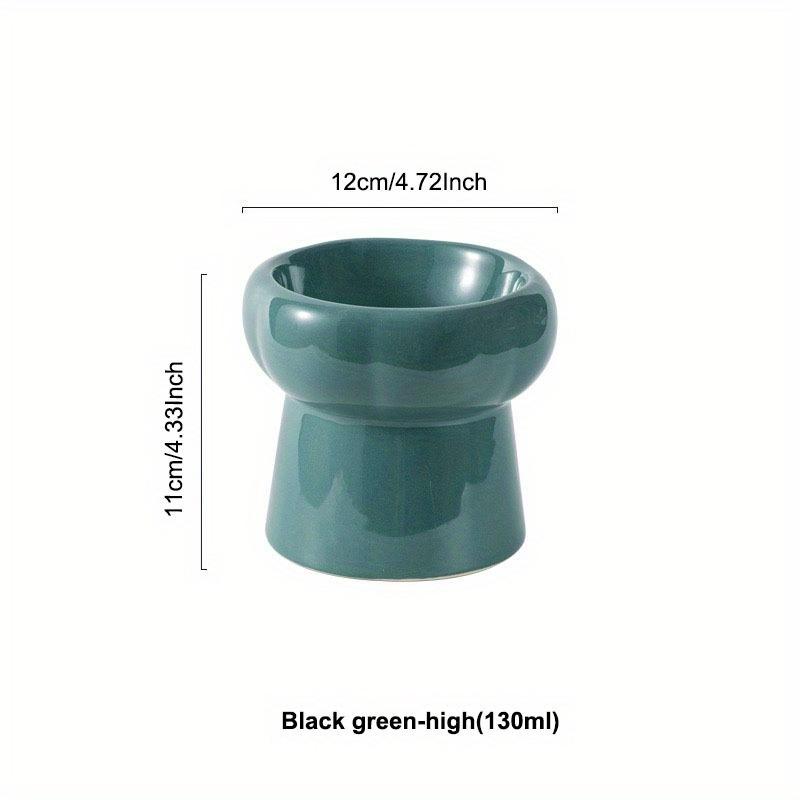 Tigelas de cerâmica para animais de estimação, tigelas de cerâmica com pé alto para gatos, comida para cães, alimentador de água para animais de estimação, pratos para comer, gatos, filhotes, tigela de alimentação elevada