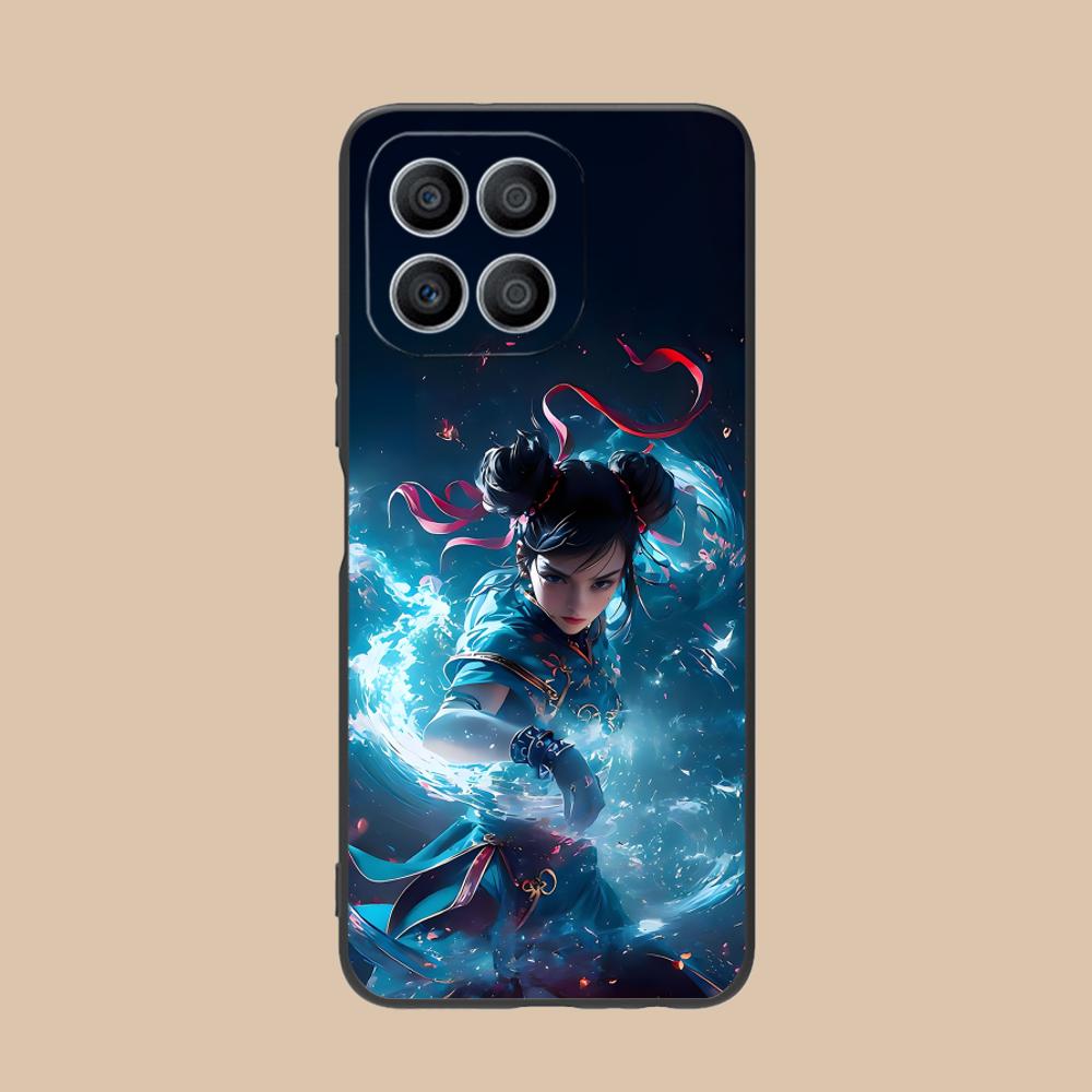 

Street Fighter Chunli Phone Case for Honor 90 80 70 60 50 30 20 10 9 8 7 Pro S SE Lite 5G Colorful Printing Cover Pretty Cover Honor 90