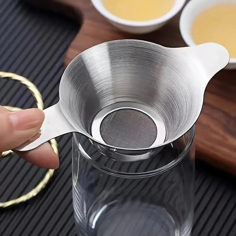 1pc Stainless Steel Mesh Fine Tea Infusers Teapot Kungfu Tea Leaf Strainer Spice Filter Diffuser Kitchen Teaware Accessories