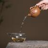 Yixing Handmade Purple Clay Teapot Tradition Beauty Kettle Hand-carved Bamboo Leaf Tea Pot Chinese Raw Ore Zisha Tea Set 130ml