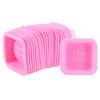 25PCS DIY Handmade Silicone Soap Mold Multifunction Candle Molds Cake Making Baking Mould(Pink )
