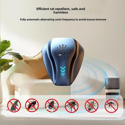 Ultrasone Stille Ongedierteverjager: Muis-, Muggen- en Kakkerlakkenafweermiddel
