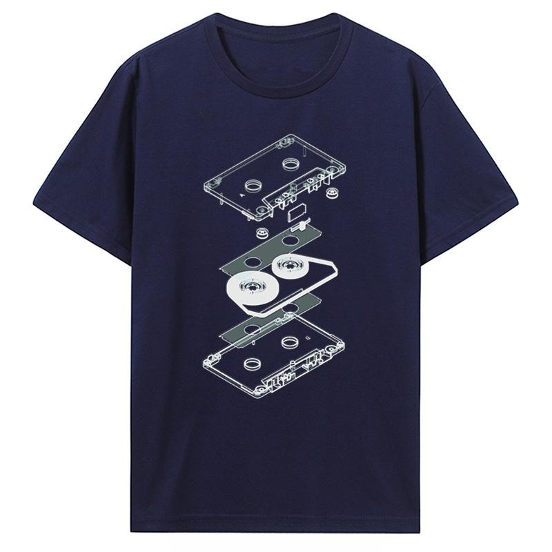 

Funny Explosion Audio Cassette T Shirts Graphic Streetwear Retro Dj Mc Music Tape Player Cd Birthday Gifts Summer Style Tshirt 4XL
