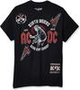 Camiseta de Manga Corta Unisex para Adultos Color Azul Líquido Estándar Ac_Dc Hard Rock Australiano Dirty Deeds