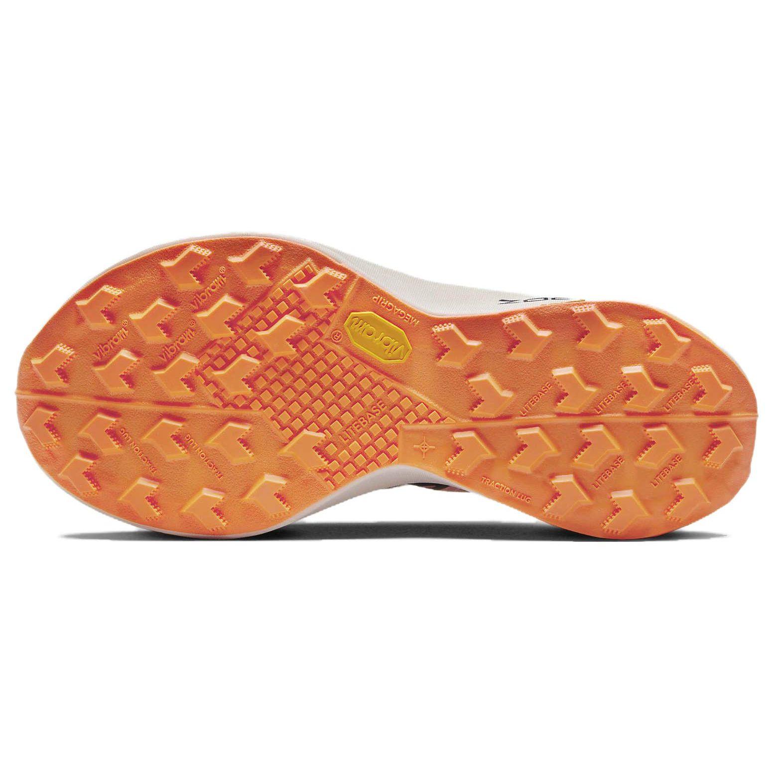 Женские кроссовки Nike ZoomX Ultrafly Trail Prototype белые Total-Orange Pale-Ivory — фото 6