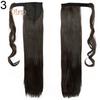 Tenfyer Women's Girl's Long Straight Wavy Ponytail Wigs Clip In Pony Tail Hair Extensions