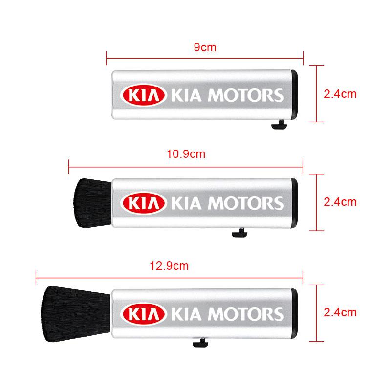 1Pcs Car Air Conditioner Outlet Clean Brush Dust Remover Auto Accessories For KIA Ceed Rio Sportage R K3 K4 K5 K6 K7 K8 Ceed Sorento Cerato Optima