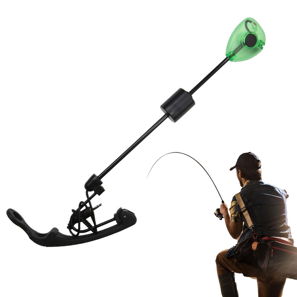 

Сигналізатор клювання для вудки Сигналізатор клювання для вудки Сигналізатор клювання Світлодіодне світло Індикатор клювання Інструмент для індикації снасті Для риболовлі на відкритому повітрі Короп Осетрова риба Наживка Чоловіки Батько зелений