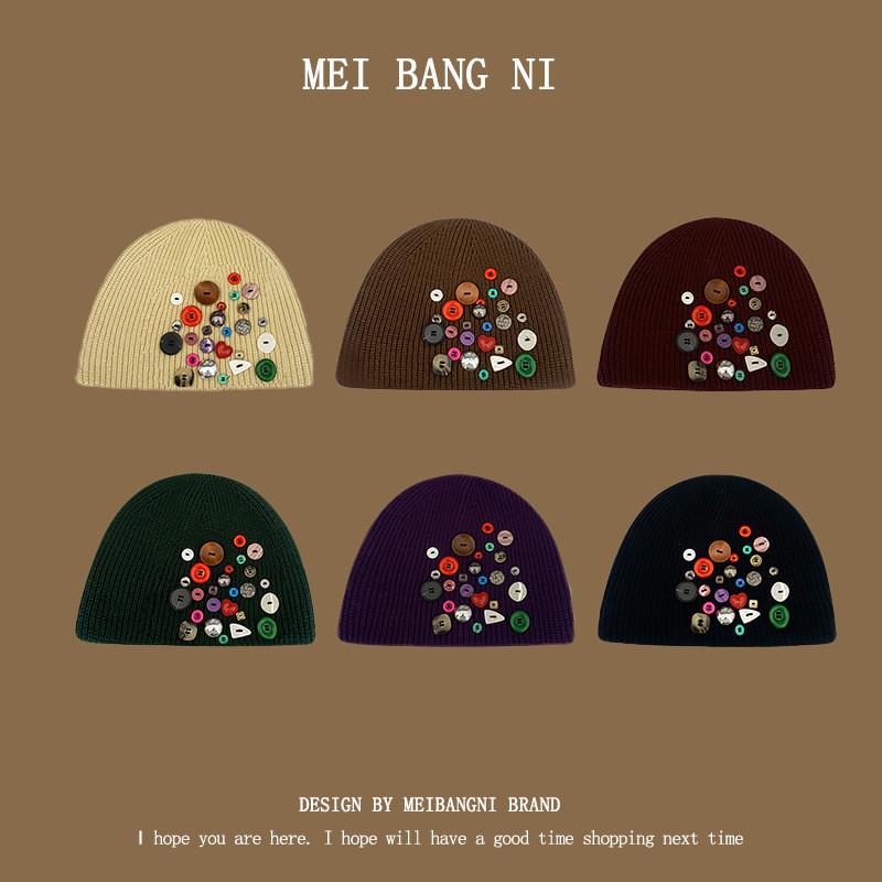 Knitted Womens Wool Hat With Windproof Warmth For Winter Casual Fashion