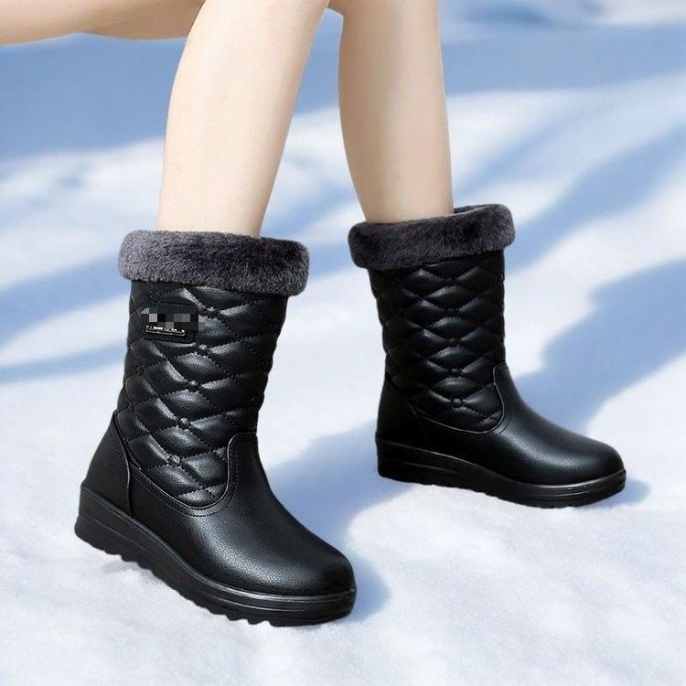 Snow Boots, Women's Padded Cotton Shoes, Anti-slip and Water-resistant Soft Soles, New Style Shoes