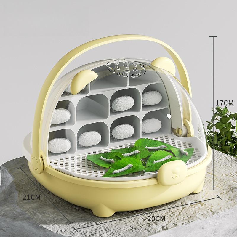 Silkworm Baby Breeding Warehouse Student Silkworm Breeding Set Silkworm Baby Breeding Warehouse Special Feeding Warehouse жёлтый