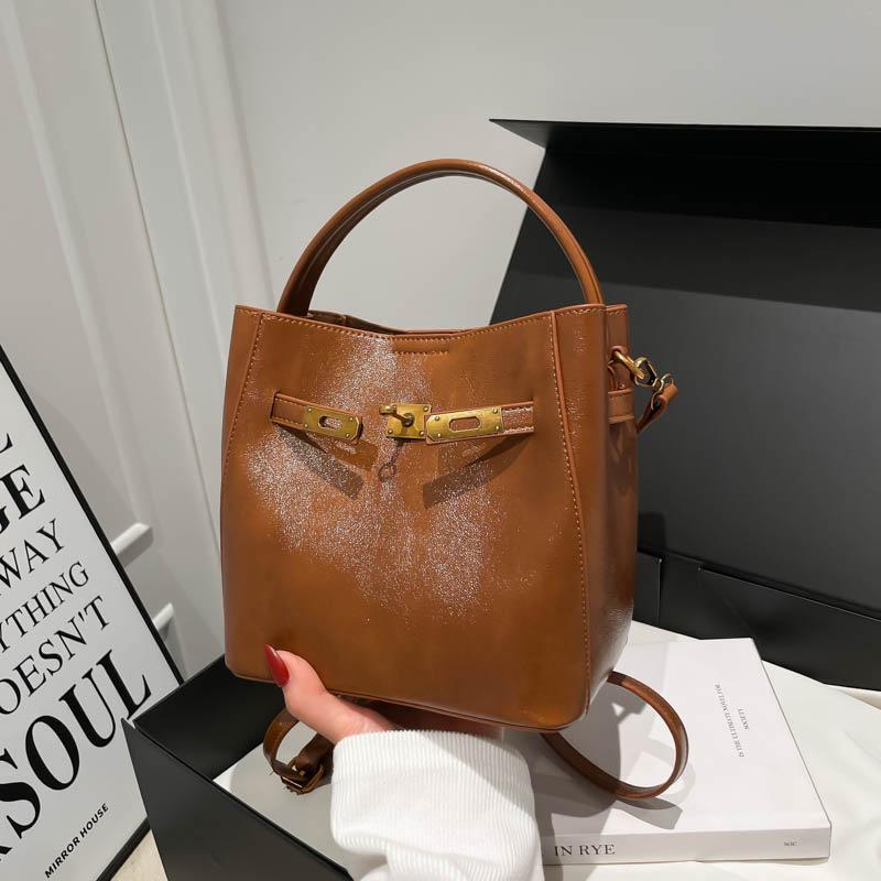 Super Popular Small Bag for Women Autumn Winter Vintage Hot Selling Crossbody Mother-Child Bag Trendy Handheld Bucket Bag This Year