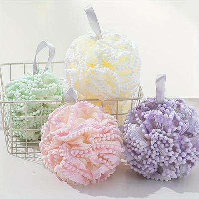 4pcs Bath Ball, Bath Flower,  Bath Products 4 Colors