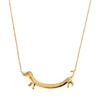 Adjustable Length Dachshund Necklace Adjustable Clavicle Chain Adornment Jewelry
