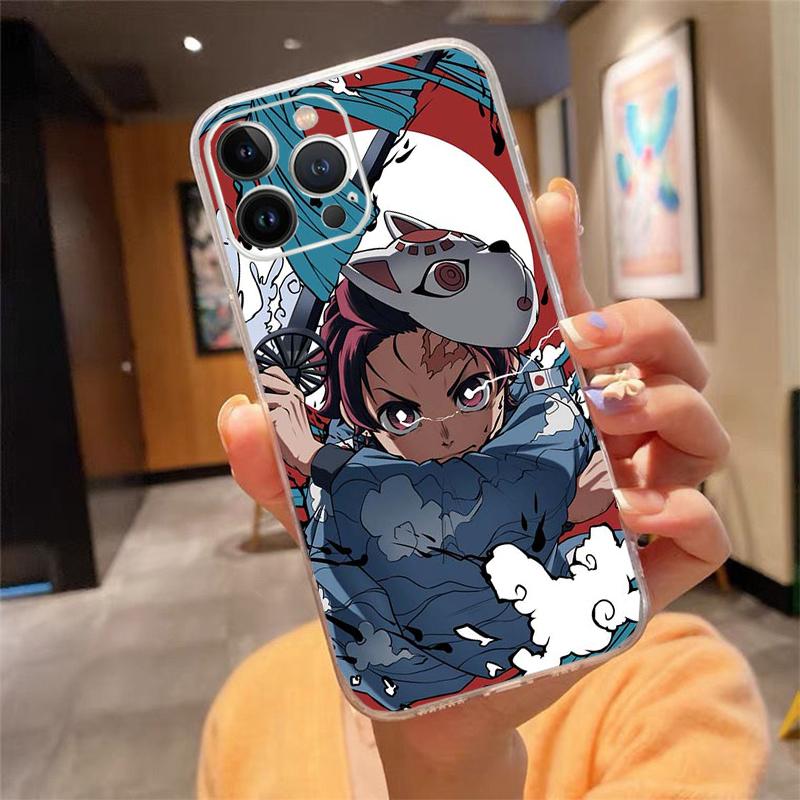 

Phone Case For iphone 17ProMax Air 16 15 14 13 Pro Max 15 16 Pro 15Plus Demon Slayer Kimetsu No Yaiba iphone 13