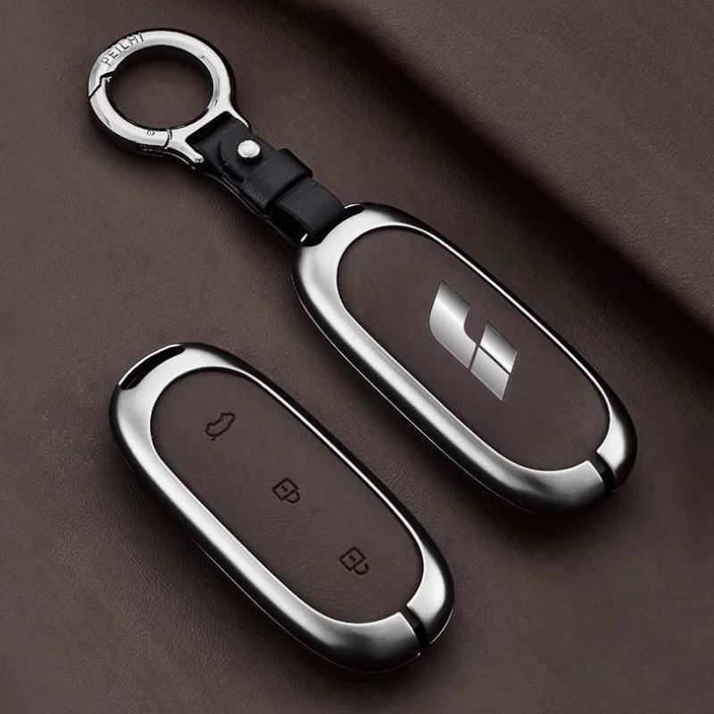Ideal L6 to L9 Car Key Case: Premium Metal Protective Shell for Men and Women