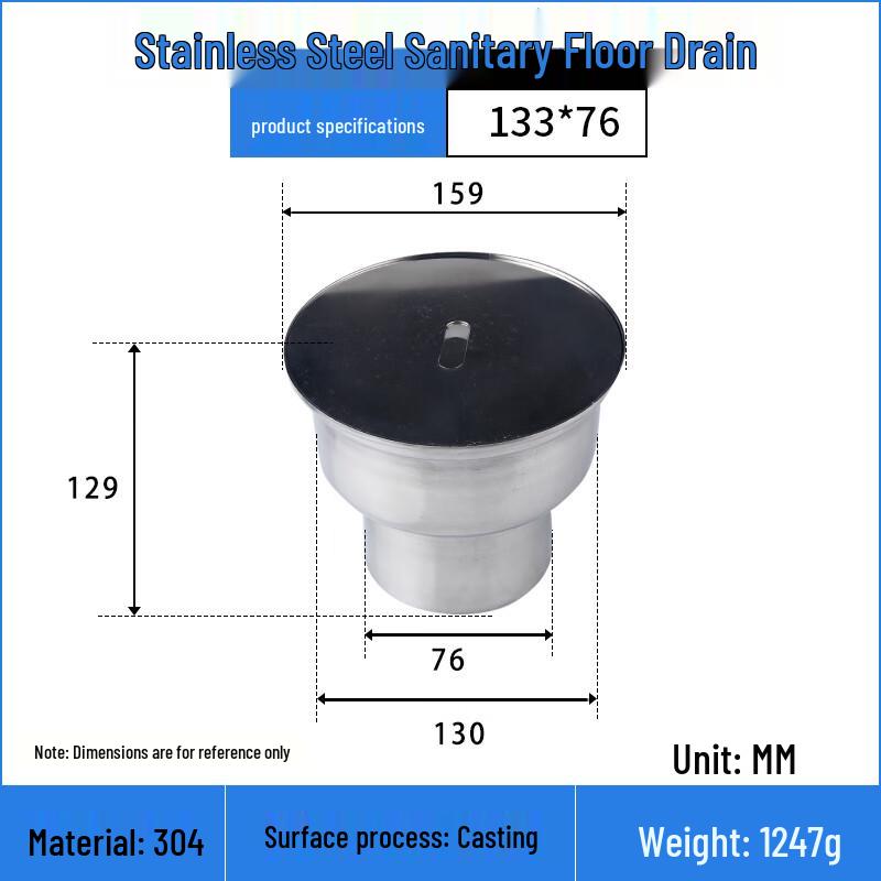 Dalan 304 Stainless Steel Sanitary Floor Drain Universal