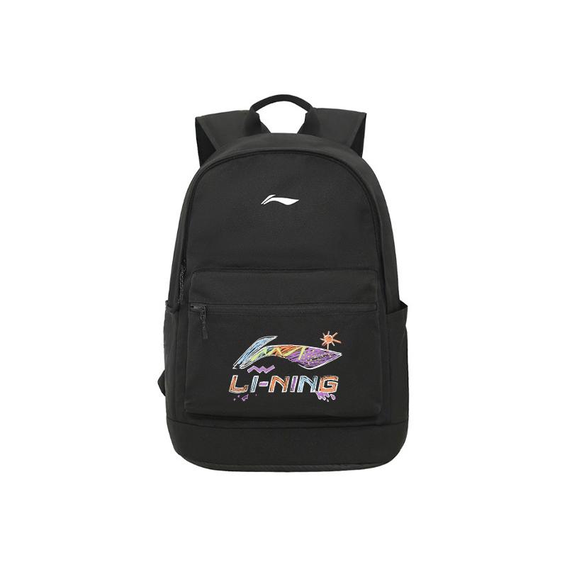 New LiNing Polyester Backpack Unisex Black ABSV313-10