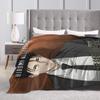 Hiromi Higuruma Jujutsu Kaisen Warm Blanket Child Plush Bedding Throws Street Trend Bedroom Flannel Bedspread Sofa Bed Cover