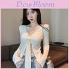 French Lace Twopiece White Long Sleeve T Shirt With Vneck For Fall Fashion