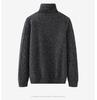 Men's Autumn/Winter 2025 Casual Warm High Collar Chunky Knit Sweater Plus Size Loose Knitwear