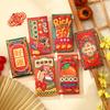 6Pcs Chinese Style 2026 Horse Year Red Envelope Paper Lucky Money Bag Red Pocket  Birthday Gift
