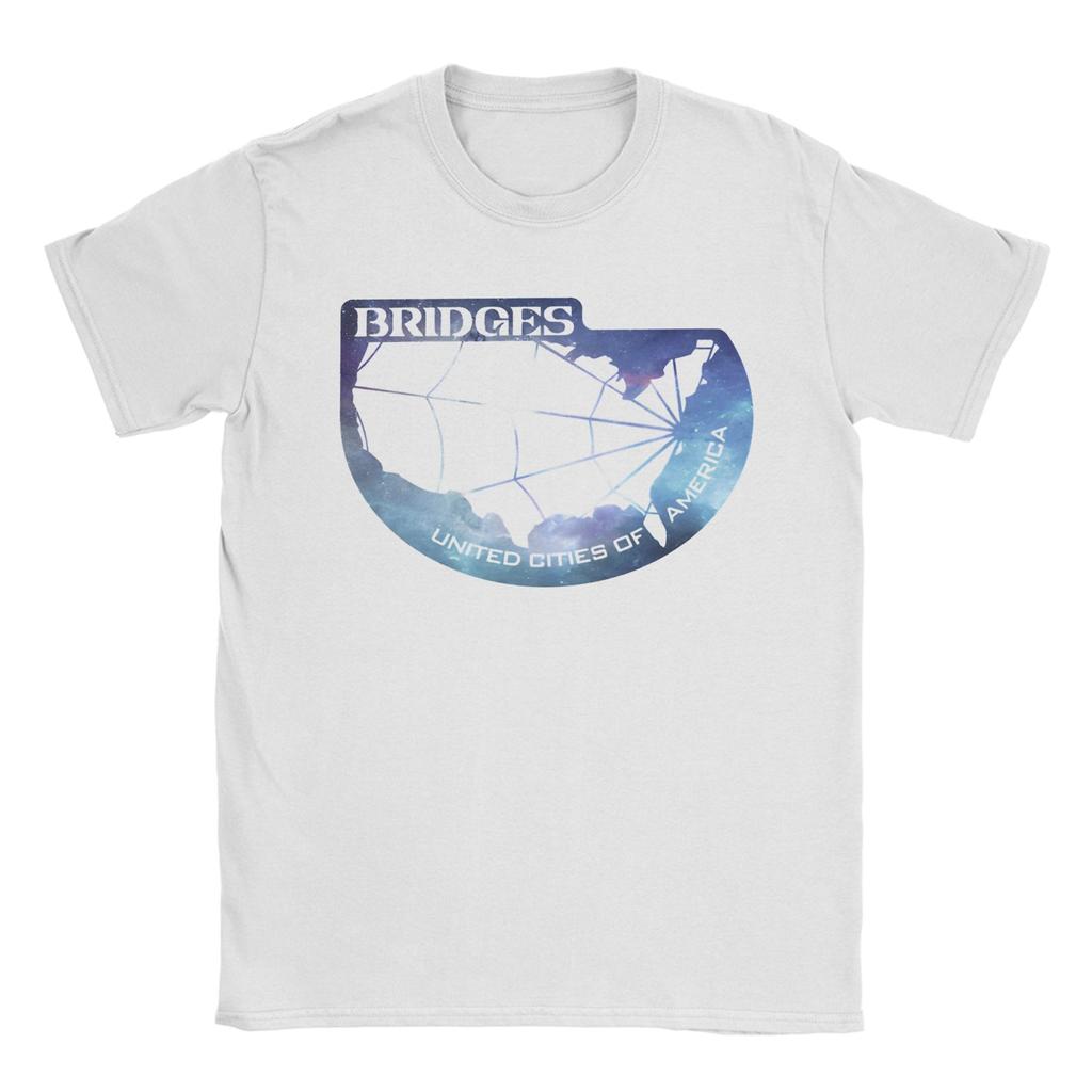 Bridges Death Stranding Logo Outfit Men Women T Shirts Pure Cotton Tee Graphic Print Kojima Tops T-shirt
