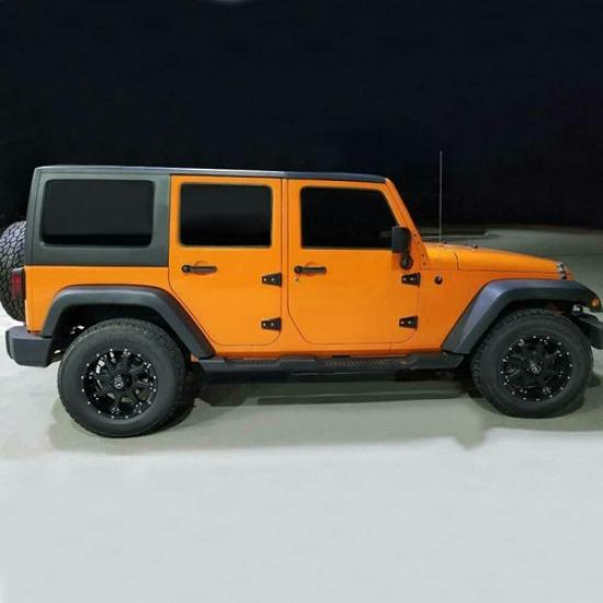 Door Hinge Cover For Jeep Wrangler JK 2007-2017 JKU Unlimited Accessories Black