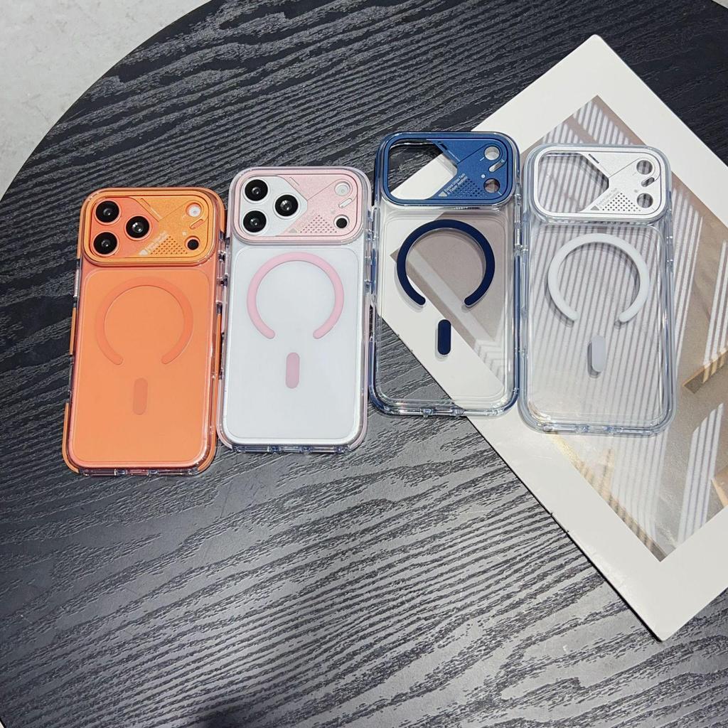Premium iPhone 17 Pro Max Hülle: Zweifarbiges Eiskristall-Design mit Magnetischer Saugung und Vollständigem Fallschutz