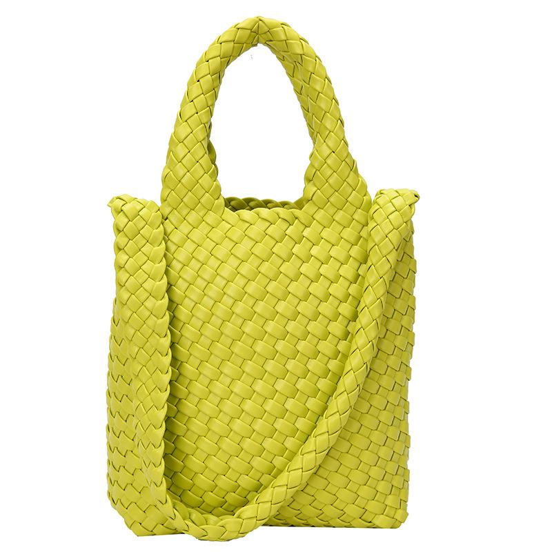 Premium Sense Tasche Damen neue vielseitige Kind- und Mutter-Schulter-Unterarmtasche Nische handgewebte Pendler-Tragetasche