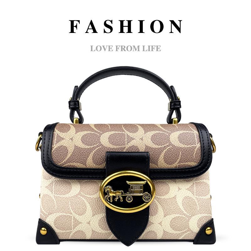 Супер Горячая Маленькая Сумка для Женщин 2025 Модный Тренд Этого Года Популярная Сумка Кроссбоди Сумка-Тоут Высококлассная Сумка-Коробка чёрный 3980₽