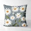 Pieces Boho Daisy Floral Throw Pillow Covers Farmhouse Decor Pattern Cushion Cover Suitable for Sofa Bedroom Car Pillow Cover