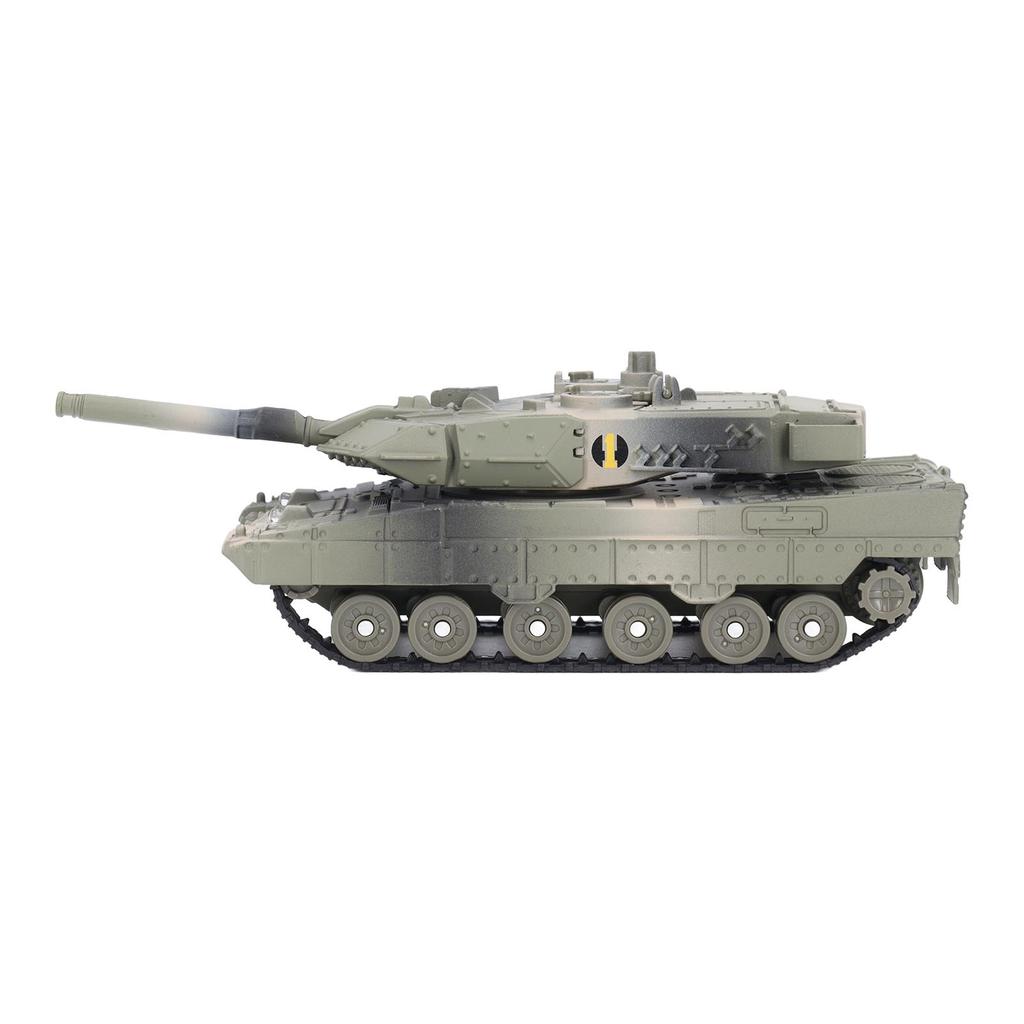 Tank Model Toy with Sound Light Effect Alloy Decoration 360 Degree Rotation Tank Action Model J48 3