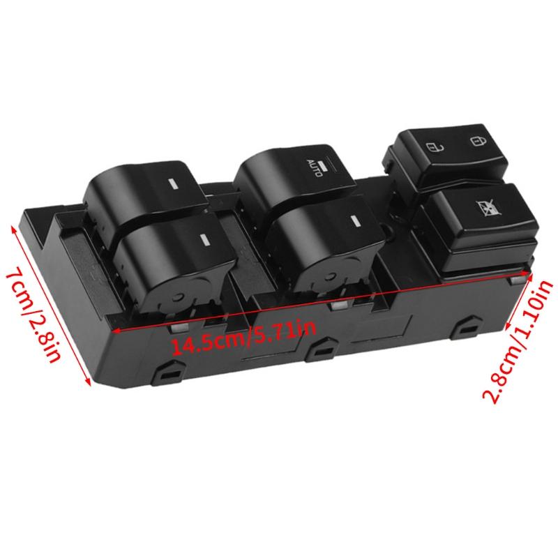 High Reliability Electric Window Switch Glass Lift Button Regulator Front Left Driver Side for 93570-F20004X 93570-F2000