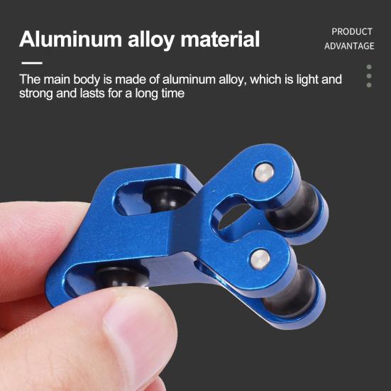 Splitter Bowstring Slider Composite Bowstring Divider Aluminum Alloy Archery Cable Slide