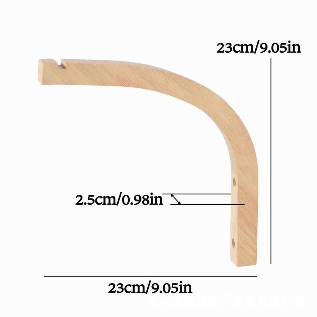 Solid Wood Hanging Flower Pot for Indoor Plants