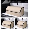 Leather Car Trunk Storage Organizer Box