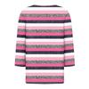Women's T Shirt Tee Print Button 3/4 Sleeve Daily Weekend Fashion Basic V Neck Regular Top