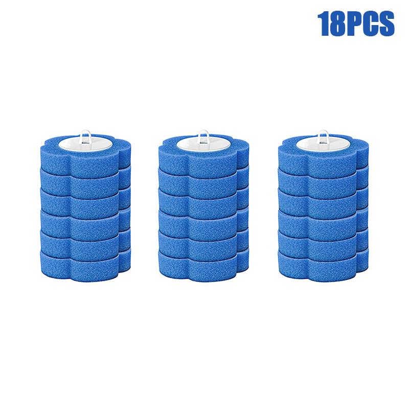 

18/36 шт. Туалетний йоржик Одноразова змінна головка Набір для чищення Щітка для унітазу Аксесуари для туалету Інструмент 18PCS синій