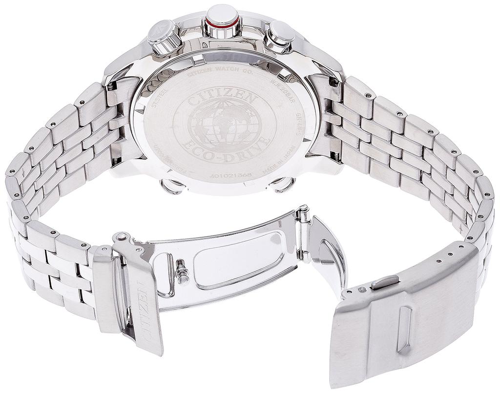 Citizen Promaster Sky Series World Silver Eco-Drive Watch, Time, Analog-Digi, Multi-Function Model, JZ1061-57E,