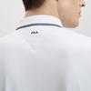 Fila Modern Heritage Simple Solid Color Cool Breathable Versatile Casual Short Sleeve Polo Shirt Men Polo Shirts Standard-White F11M431105FWT