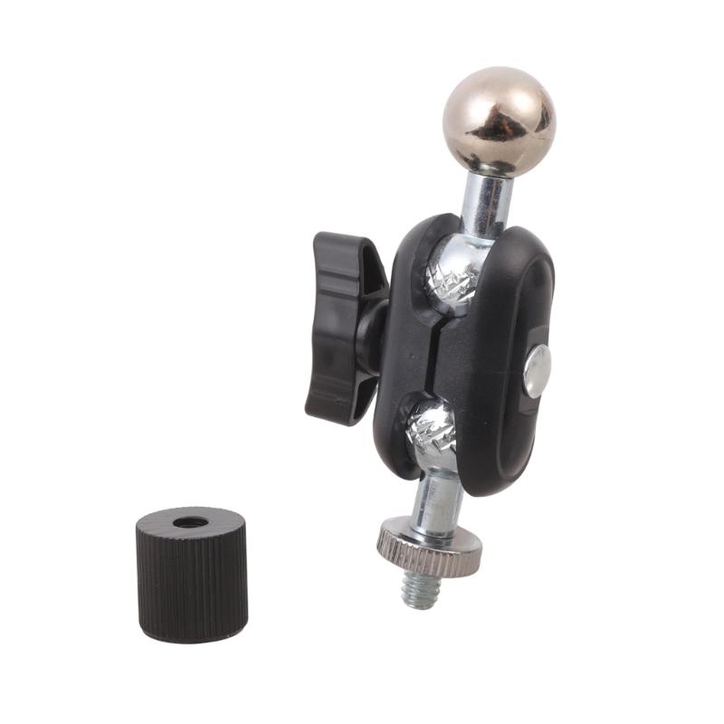 Plastic Metal Ball Head Adapter with 360 Rotation Capability for 1/4 to 17.4mm Conversion for Photography Vlog